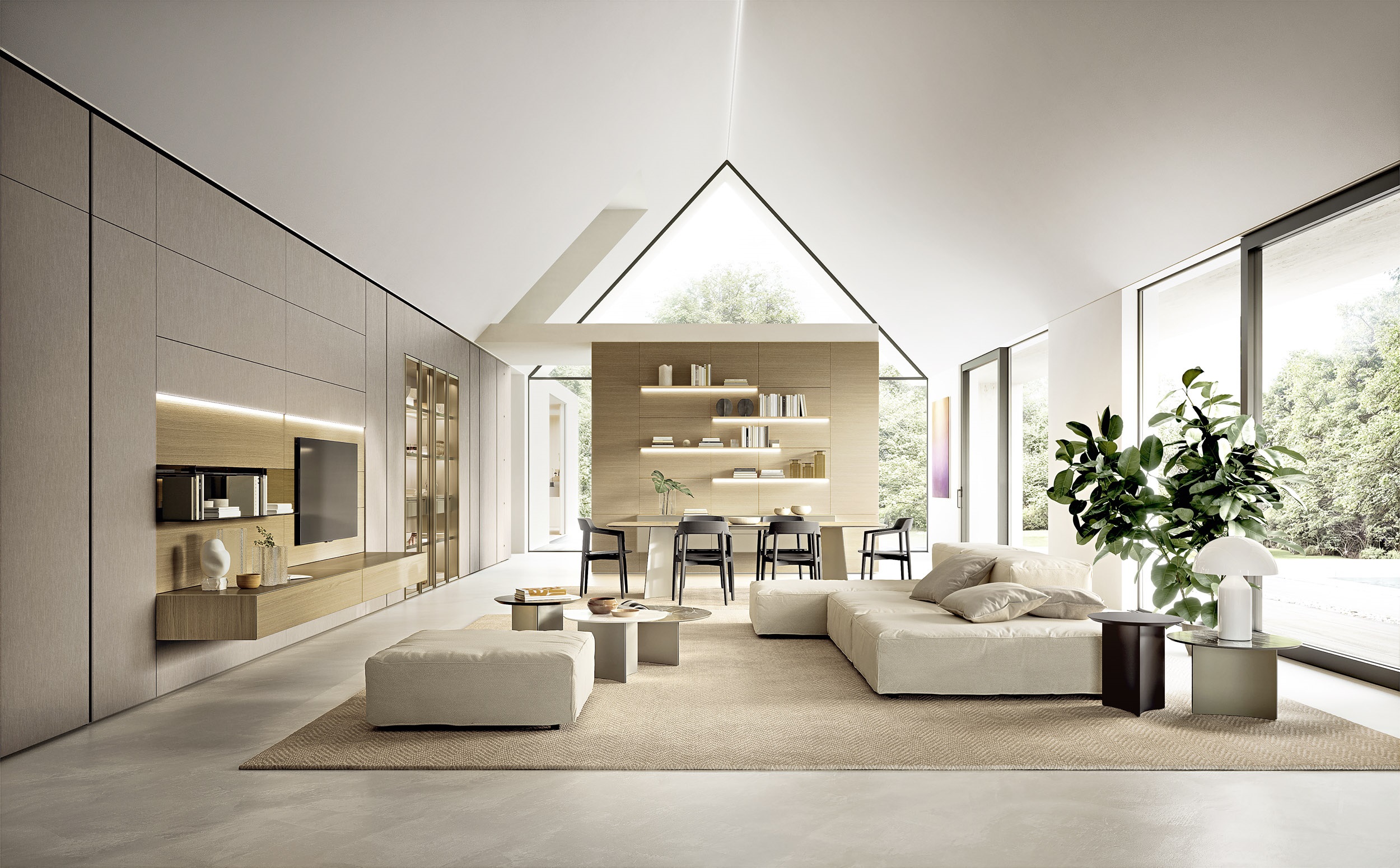 Living contemporaneo di design